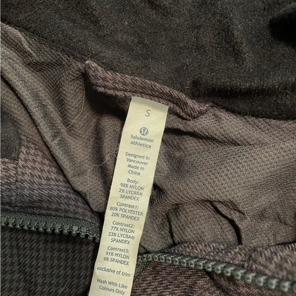 LULULEMON Grey Hooded Zip Up Athleisure Workout jacket small - Picture 5 of 5